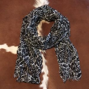 Beautiful Black and Silver Scarf